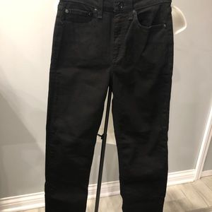 Rag & Bone Nina High-Rise Ankle Cigarette Jeans Black Color Size  24 Women's